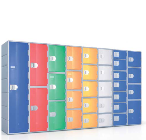 ABS and HDPE Plastic Lockers for Wet or High-Traffic Areas